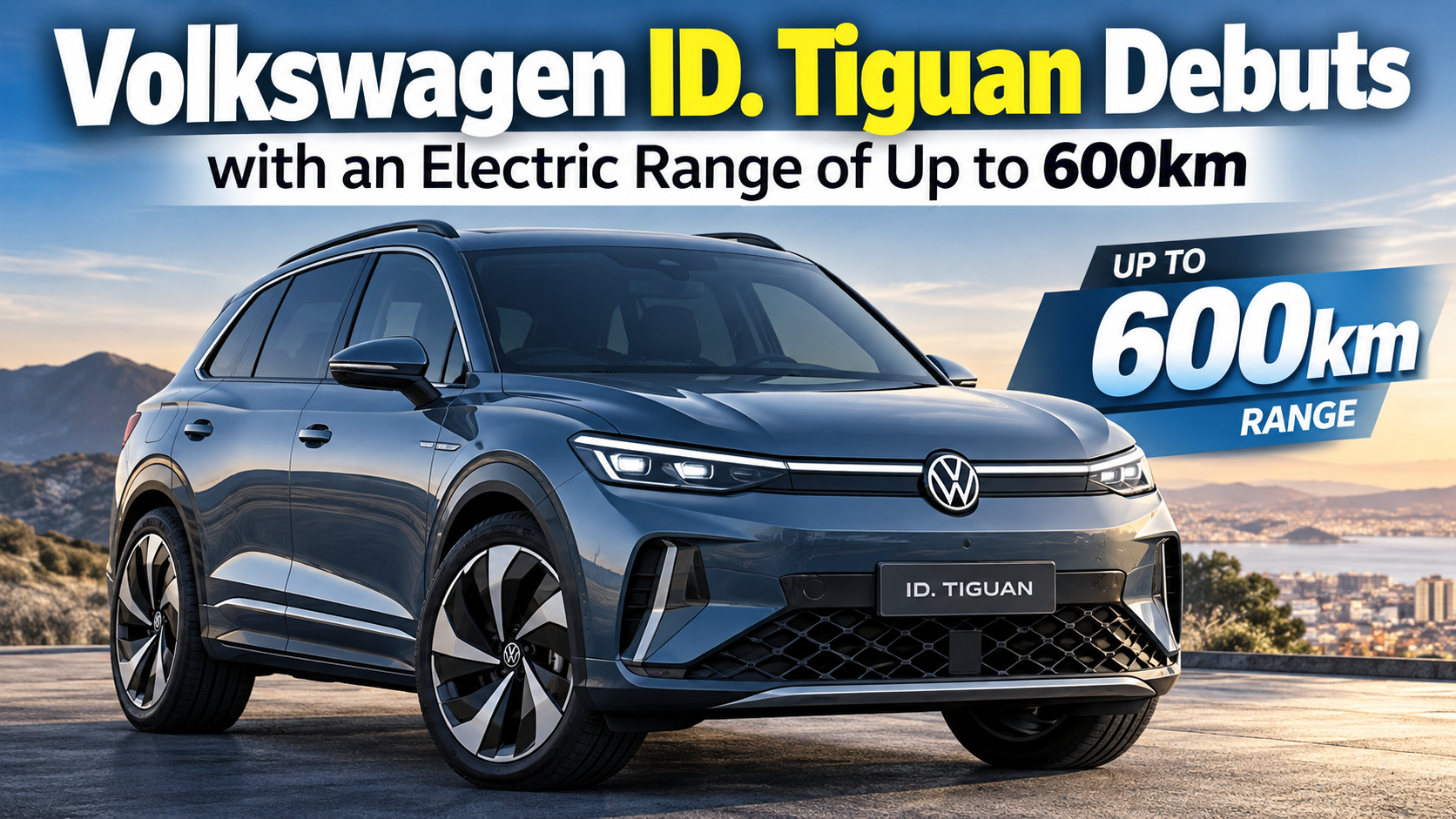 Volkswagen ID. Tiguan Debuts with an Electric Range of Up to 600km